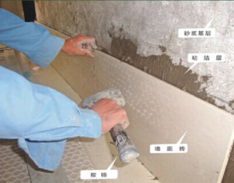瓷質磚采用薄貼法工藝